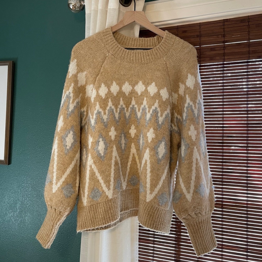 Target heavyweight sweater with fair isle pattern | Size M but fits like a L